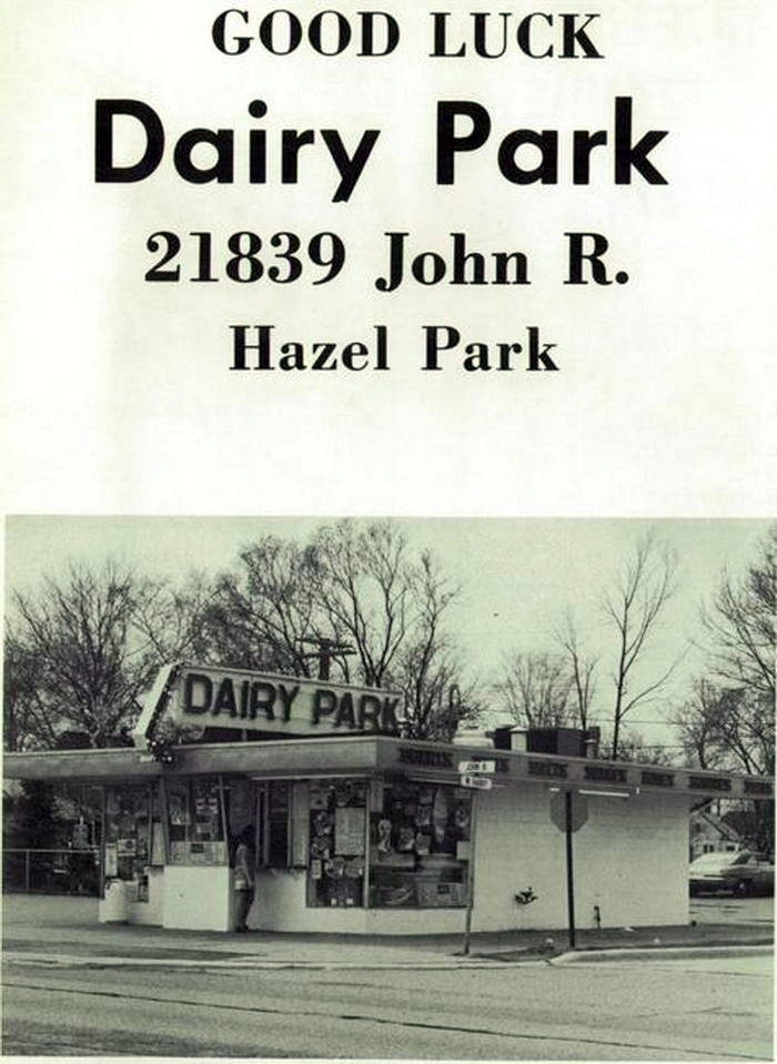 Dairy Park - 1976 Yearbook Ad